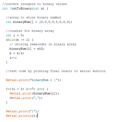 Using Serial to Debug Code Snippet